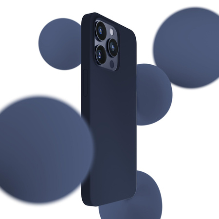 Apple iPhone 16 Pro - 3mk Silicone Case Dark Navy
