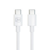 3MK KABEL HYPER USB-C/USB-C 100W 1,2m biały