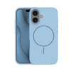 Nakładka Silicone Thin Mag do iPhone 16 6,1" jasnoniebieska