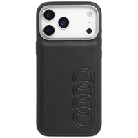 Audi TT Synthetic Leather MagSafe Case for iPhone 17 Pro Max - Black