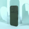 Nillkin CamShield Silky Silikonhülle iPhone 14 Pro Hülle mit Kameraschutz Blau