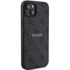 Oryginalne Etui GUESS Hardcase GUHMP15SG4GFRK do iPhone 15 (Kompatybilny z Magsafe / 4G Ring classic logo / czarny)