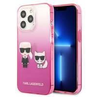 Karl Lagerfeld KLHCP13LTGKCP iPhone 13 Pro / 13 6.1 "hardcase pink / pink Gradient Ikonik Karl & Choupette