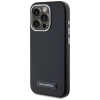 Karl Lagerfeld FW Metal Plate MagSafe iPhone 15 Pro Hülle - Schwarz