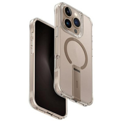 UNIQ etui Eleva with Vertica Stand       iPhone 16 Pro 6.3" złoty/taupe gold