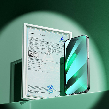 Joyroom Knight Green Glass für iPhone 14 mit Vollbild-Anti-Blaulichtfilter (JR-G01)