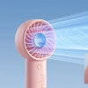 Mini wentylator Jisulife Handheld Fan Life4 3600mAh przenośny wiatraczek USB - różowy