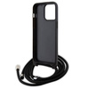 Etui Karl Lagerfeld Crossbody Saffiano Metal Pin Karl & Choupette na iPhone 15 Pro Max - czarne