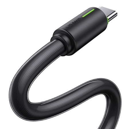 USAMS Kabel USB-C/USB-C 1m SJ734 czarny/black  YU Series SJ734USB01 (US-SJ734)