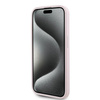 Karl Lagerfeld KLHCP15LPQDSMGP iPhone 15 Pro 6.1" różowy/pink hardcase Diagonal Quilted Script