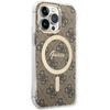 Guess GUHMP13LH4STW iPhone 13 Pro / 13 6.1" Braun/Braun Hardcase 4G MagSafe