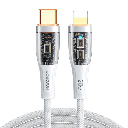 Joyroom Schnellladekabel mit Smart Switch USB-C - Lightning 20W 1,2m weiß (S-CL020A3)