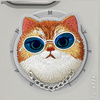 Etui Nimmy Glasses Cool Cat MagSafe do    iPhone 16 Pro szary