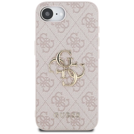 Guess 4G Big Logo iPhone 16e Hülle - Rosa
