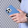 iCarer Case Leather genuine leather case for iPhone 14 Pro hellblau (WMI14220710-LB) (MagSafe compatible)