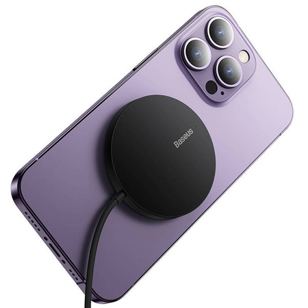 Baseus Simple Mini3 Magnetic Wireless Charger 15W (Black)