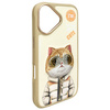 Nimmy etui iPhone 16 6.1" khaki           Cool&Cute 2.0 Cat