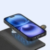 Dux Ducis Lawa Lederhülle für iPhone 16 - Schwarz