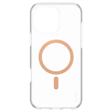 CARE by PanzerGlass Flaggschiff-Hülle iPhone 16 Pro Max 6,9&quot; pfirsich/pfirsich MagSafe 1376