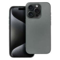 Futerał METALLIC do IPHONE 15 PRO szary