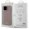 Etui Guess IML Faceted Mirror Disco Iridescent do iPhone 15 - różowe
