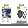 Dudao A28C 45W GaN Wandladegerät + USB-C Kabel - Schwarz