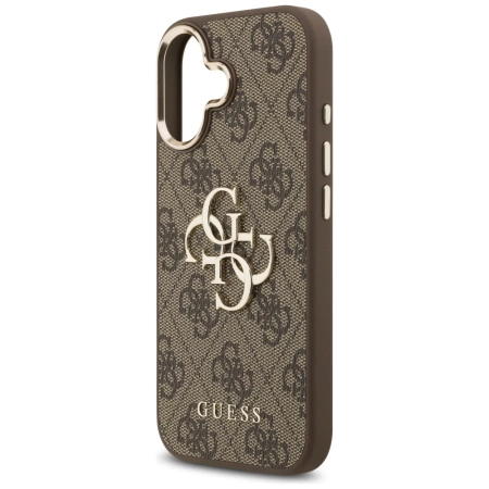 Guess 4G Big 4G Classic Logo Case for iPhone 17 - Brown and Gold