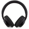 Guess Leather Tone On Tone Script Bluetooth 4G Over-Ear Headphones - Black