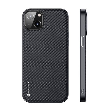 Dux Ducis Fino etui pokrowiec pokryty nylonowym materiałem iPhone 14 Plus czerwony