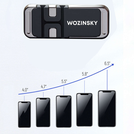 Wozinsky uchwyt na telefon magnetyczny z organizerem do kabli (WMCDO-B1)