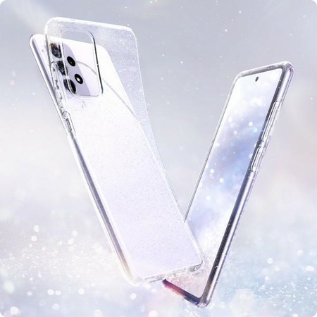 Spigen Liquid Crystal Glitter Sam A725 A72 Clear ACS02326