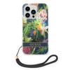 Original Case IPHONE 14 PRO MAX Guess Hardcase Flower Strap (GUOHCP14XHFLSB) blue