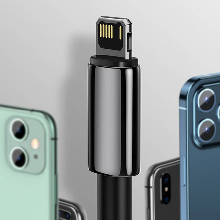 Baseus Tungsten kabel USB - Lightning 2,4 A 1 m czarny (CALWJ-01)