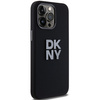 DKNY DKHCP15XSMCBSK iPhone 15 Pro Max 6.7" czarny/black hardcase Liquid Silicone Metal Logo