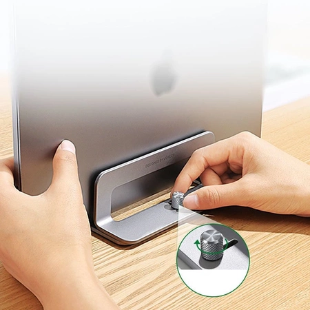 Ugreen Vertikaler Ständer aus Aluminium für MacBook, Laptop, Tablet, Silber (20471 LP258)