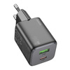 Ładowarka sieciowa do telefonu Hoco USB A + USB C QC3.0 PD 3A 20W N41 czarna