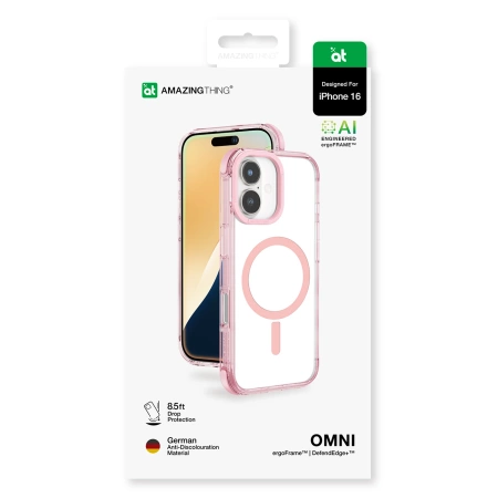 AmazingThing Omni Mag Case for iPhone 16 - Dark Pink