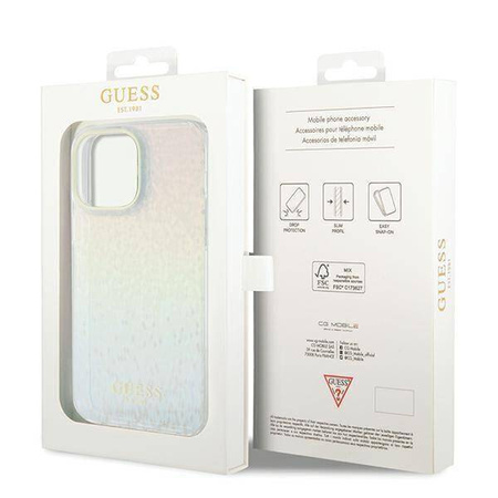 Guess nakładka do iPhone 13 Pro Max 6,7&quot; GUHCP13XHDECMI HC IML FACETED MIRROR DISCO IRIDESCENT