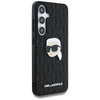 KARL LAGERFELD SAMSUNG S25 MONOGRAM KLHCS25SPGKLKIPK HEAD PIN BLACK
