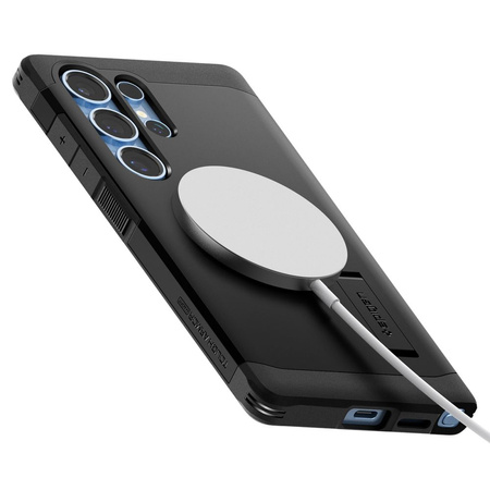 Spigen nakładka Tough Armor MagSafe do Samsung Galaxy S25 Ultra Czarna