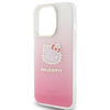 Hello Kitty IML Gradient Electrop Kitty Head case for iPhone 15 Pro Max - pink