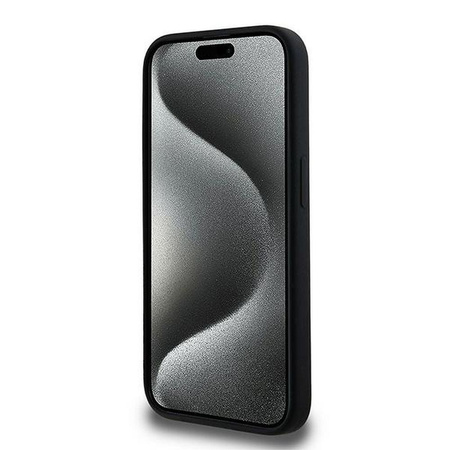 Oryginalne Etui KARL LAGERFELD hardcase Silicone Karl & Choupette MagSafe KLHMP15LSCMKCRHK do Iphone 15 Pro Czarny