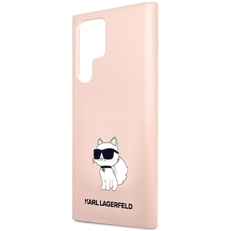Karl Lagerfeld Silicone NFT Choupette - Etui Samsung Galaxy S23 Ultra (różowy)