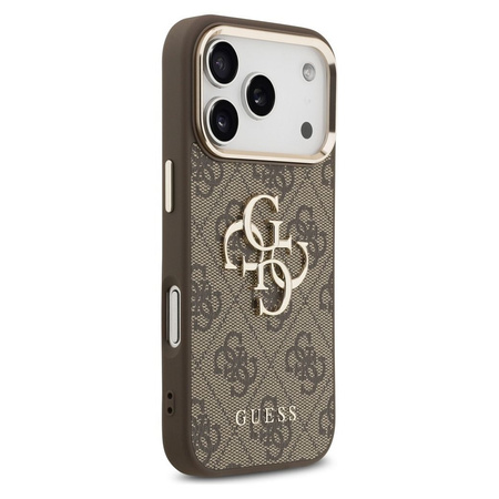GUESS futerał do IPHONE 17 Air GUHCP17M4GMGCGR (PU W/ Big 4G Classic Logo) złoto czarny