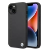 Original Case IPHONE 14 PLUS BMW Leather Stamp MagSafe (BMHMP14MSLLBK) black