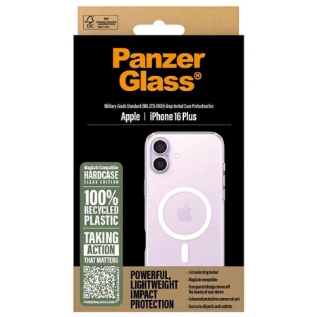 PanzerGlass HardCase iPhone 16 Plus 6,7&quot; weiß/weiß MagSafe 1293