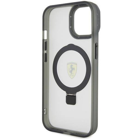 Etui Ferrari Ring Stand 2023 Collection MagSafe na iPhone 15 - przezroczyste