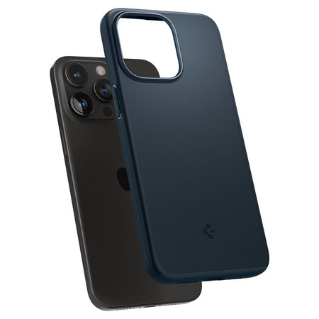 Spigen Thin Fit, Metallschiefer – iPhone 15 Pro Max
