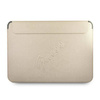 Guess Sleeve GUCS13PUSASLG 13" złoty /gold Saffiano Script