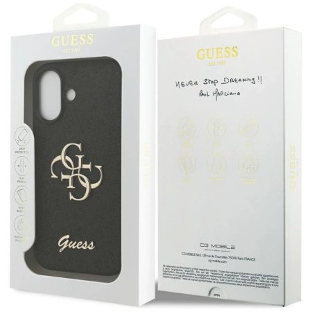 Etui Guess 4G Strap 4G Classic Logo na iPhone 17 - różowe